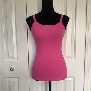 New Worn Once No Boundaries Vibrant Pink XS Ribbed Tank Top